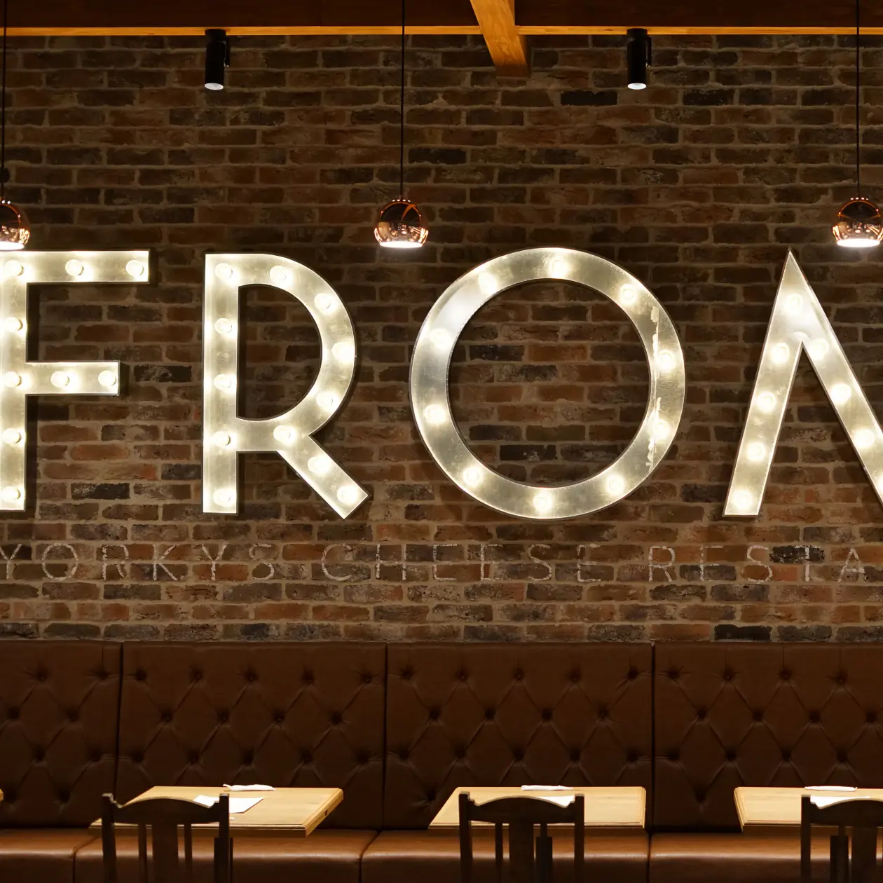 FROMA signage