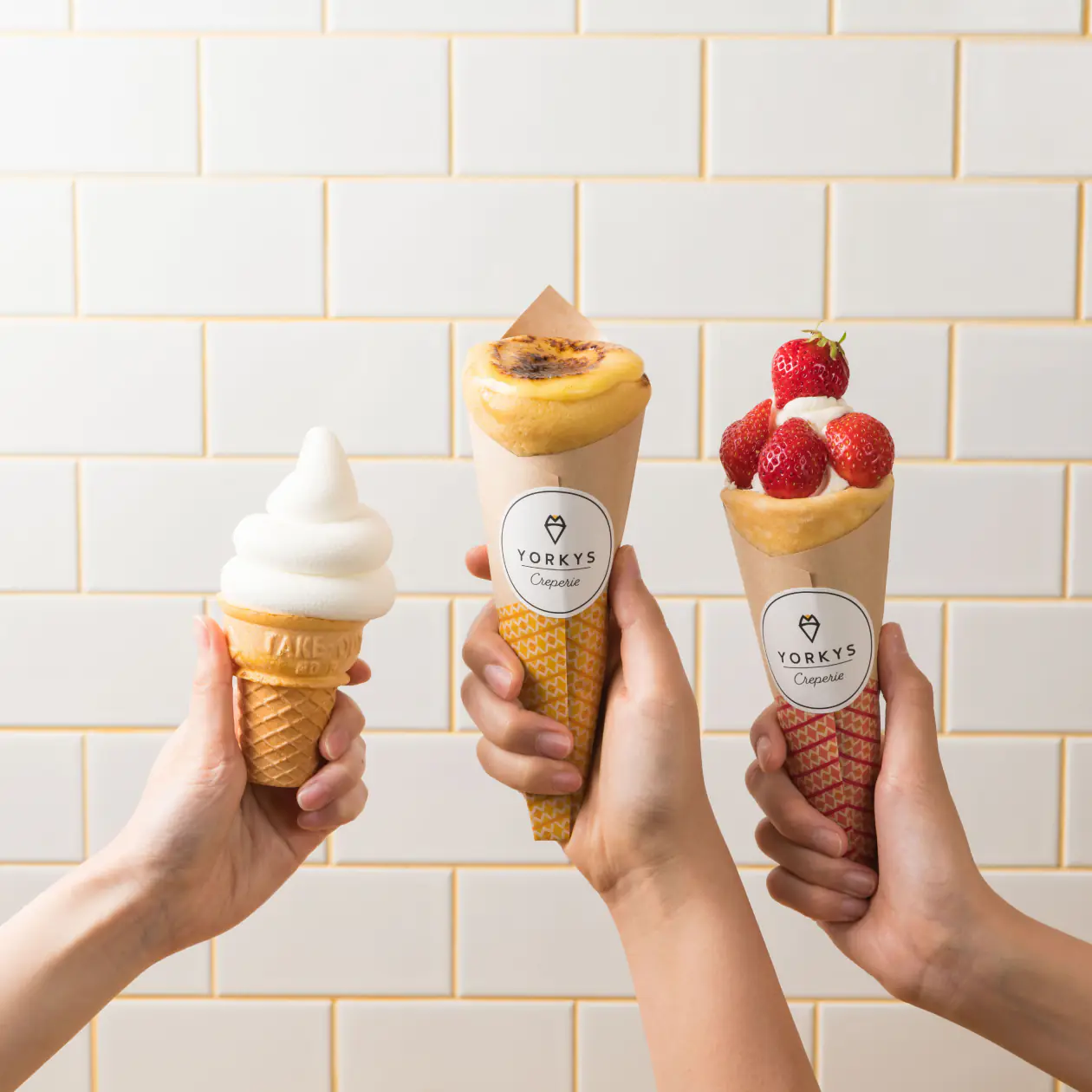 クレープ & ソフトクリーム